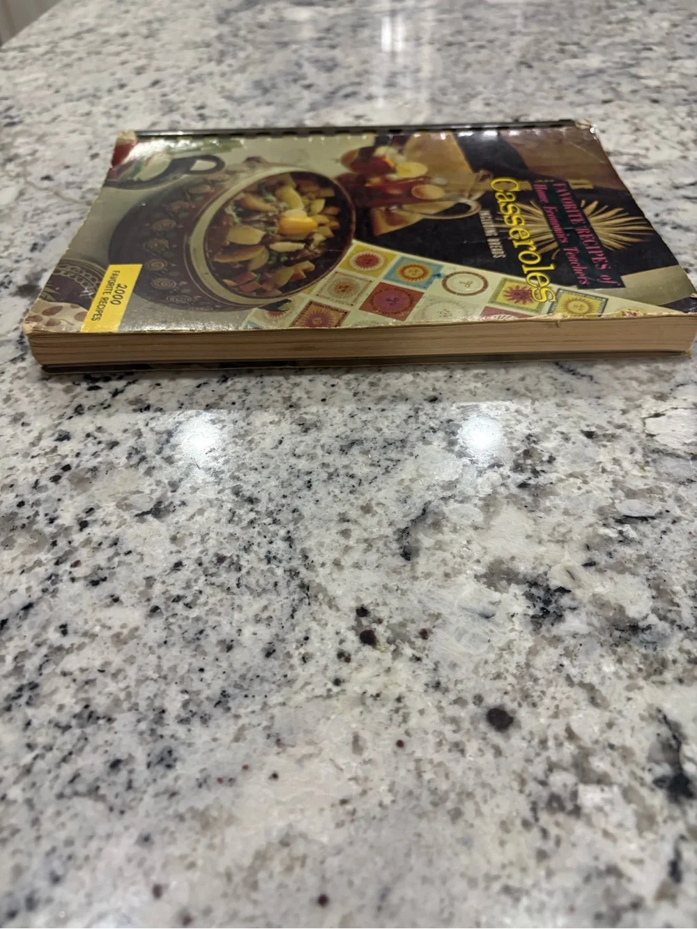 Lot of 2 Vtg Home Economics Teachers Cookbooks 1965 Casseroles & 1982 Desserts